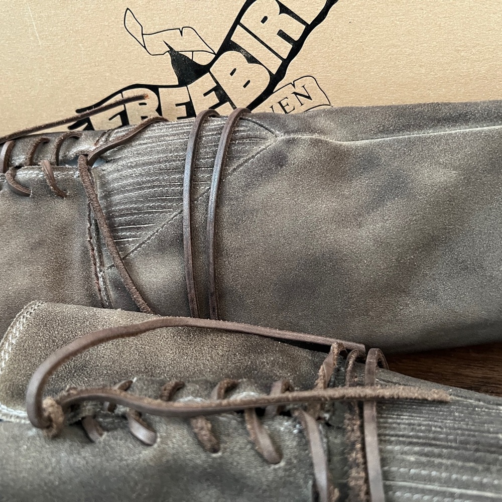PRICE DROP! Freebird Brown Heeled Boots with Relaxed Elegance - Picture 2 of 8